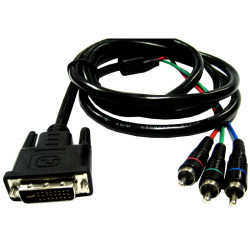 DVI M (24+1)-3xCINCH M. kabel 1,8m
